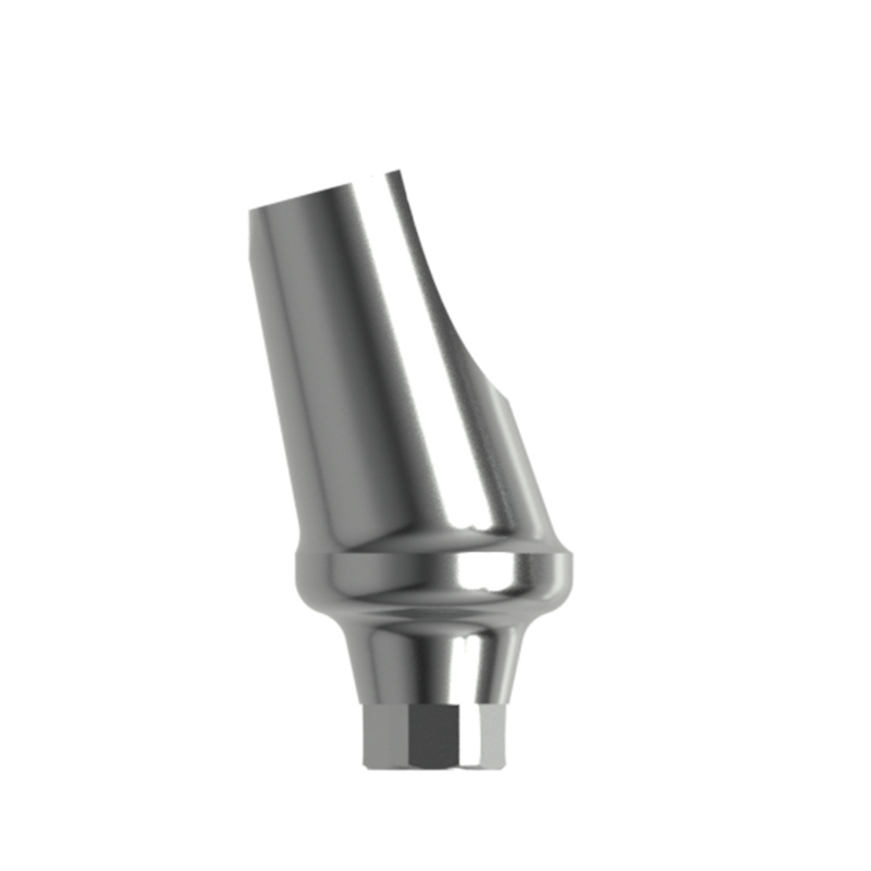 Абатмент титановый угловой 15°, совместим с Nobel Conical Connection RP (1 мм), с винтом