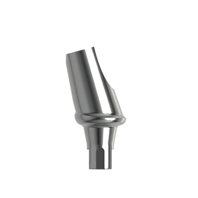 Абатмент титановый угловой 15°, совместим со Straumann Bone Level NC (1 мм), с винтом