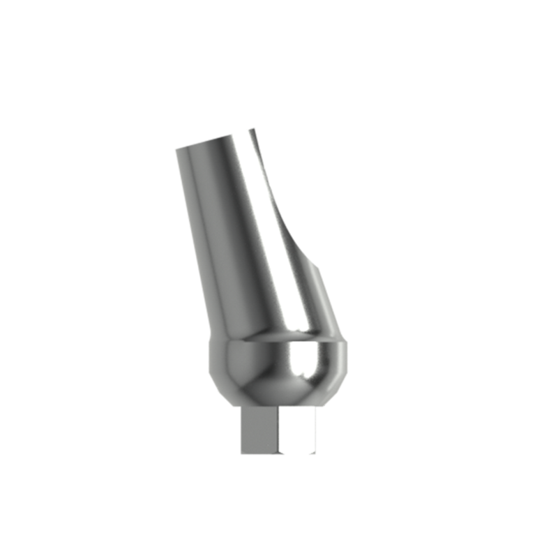 Абатмент титановый угловой 15°, совместим с Alpha-Bio, MIS, Adin SP (2 мм), с винтом