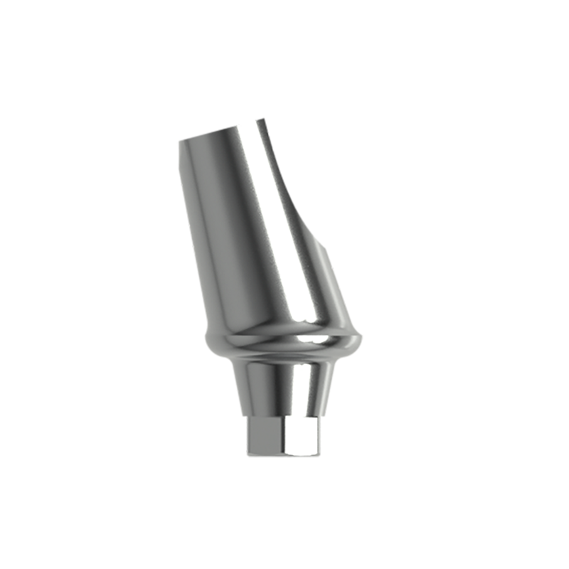 Абатмент титановый угловой 15°, совместим с Astra Tech ⌀ 3.5/4.0 (1 мм), с винтом