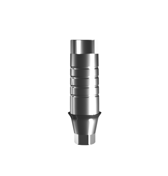 Основание титановое ULTRA LINE, TiN, с фиксацией, удлиненное 8 мм, совместимо с Astra Tech ⌀ 3.5/4.0 (1 мм), с винтом