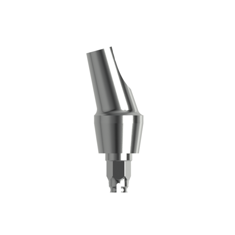 Абатмент титановый угловой 15°, совместим с Biomet 3i ⌀ 4.1 (4 мм), с винтом