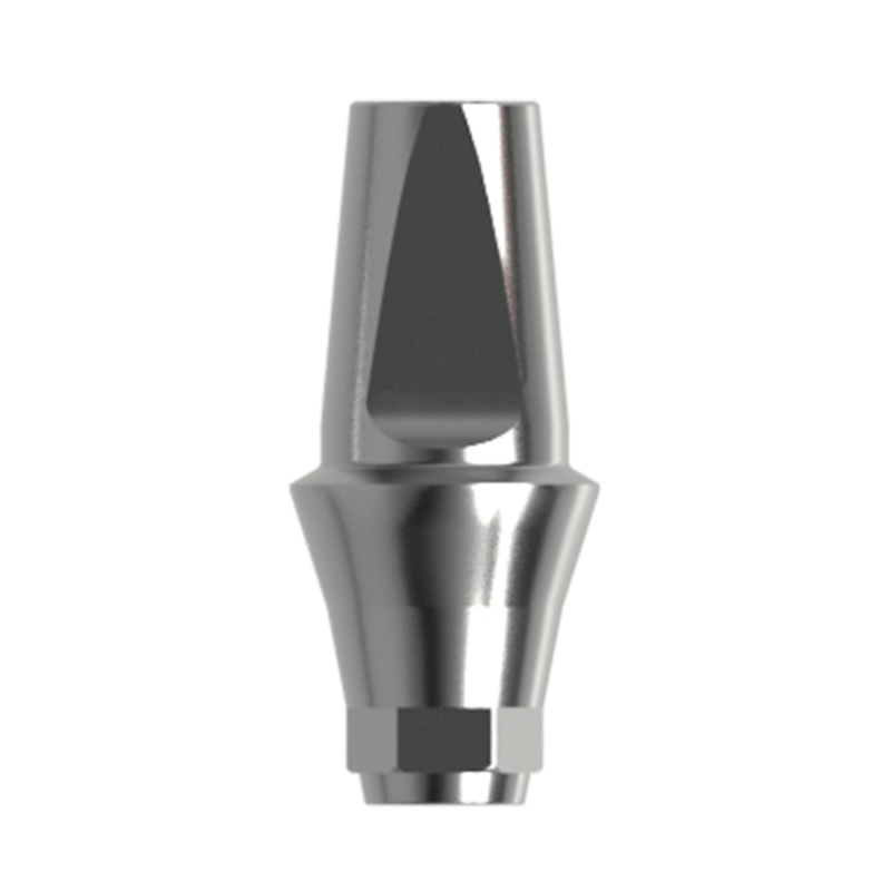 Абатмент титановый прямой, совместим с Dentium, AnyOne, Impro, DIO (2 мм) с винтом
