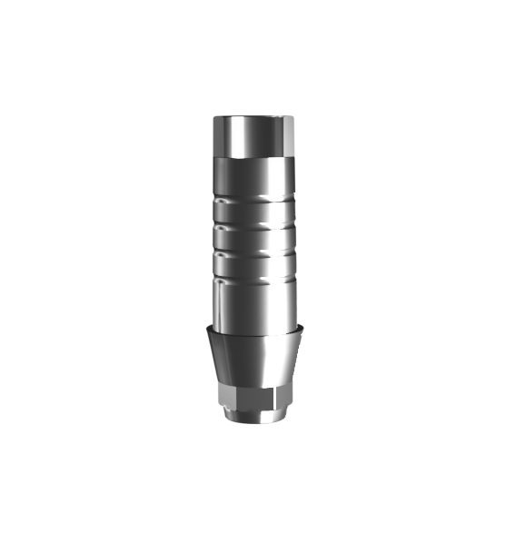 Основание титановое ULTRA LINE, TiN, с фиксацией, совместимо с Dentium, AnyOne, Impro, DIO, удлиненное 8 мм (0.8 мм), с винтом