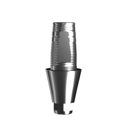 Основание титановое, аналог GEO, с фиксацией, совместимо с Dentium, AnyOne, Impro, DIO (2 мм), с винтом