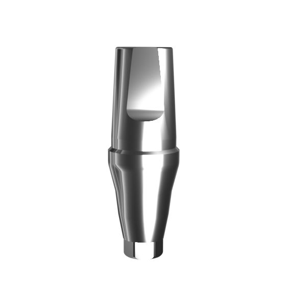 Абатмент титановый прямой, совместим с Osstem Regular 5.0 (5 мм), с винтом