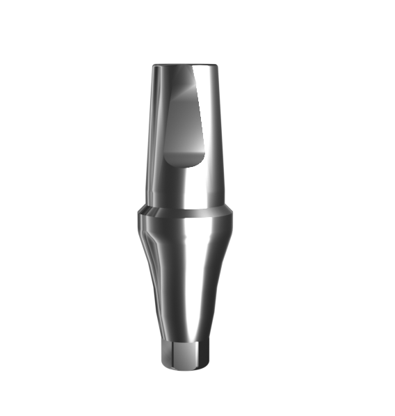 Абатмент титановый прямой, совместим с Osstem Mini (5 мм), с винтом