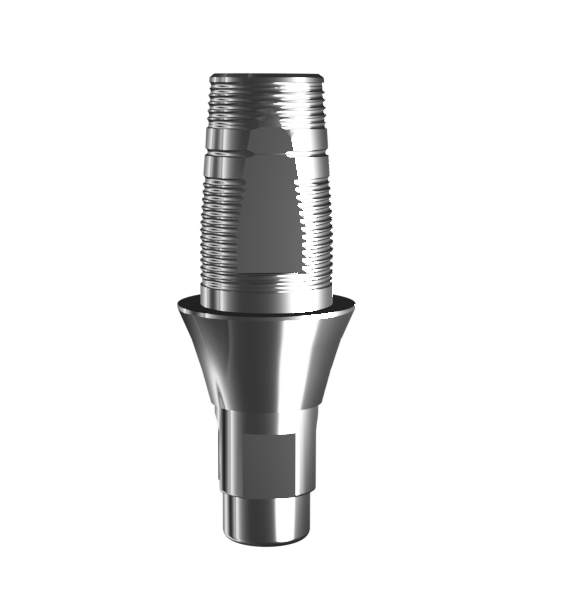Основание титановое с фиксацией, аналог GEO, совместимо с Straumann Bone Level RC (2 мм), с винтом