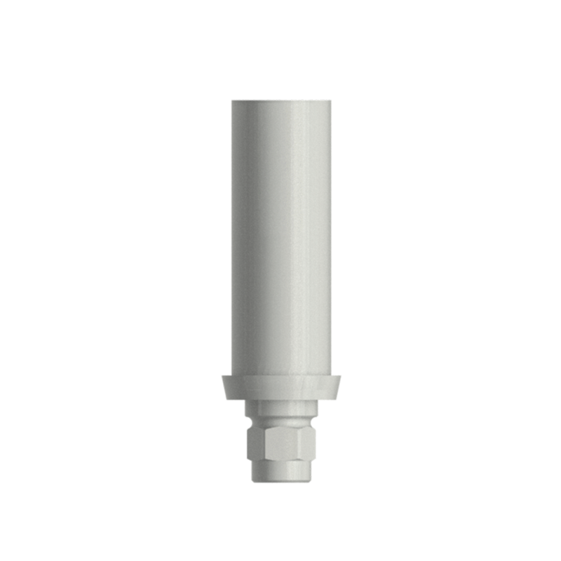 Абатмент пластиковый (из беззольной пластмассы), совместим с XiVe/Friadent ⌀ 4.5, с винтом