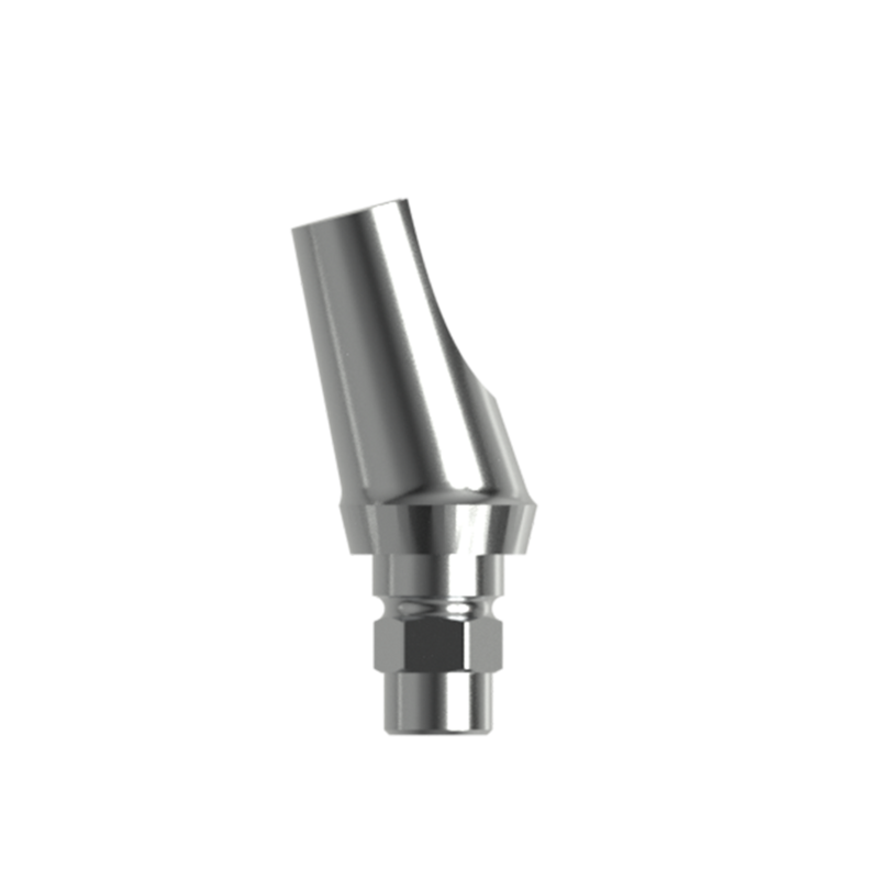 Абатмент титановый угловой 15°, совместим с XiVe/Friadent ⌀ 3.4 (1 мм), с винтом